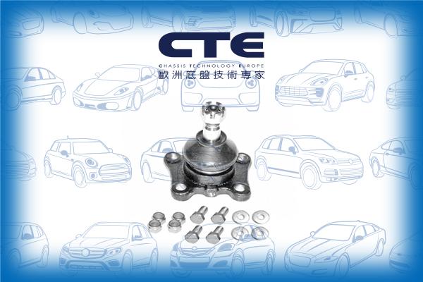 CTE CBJ02008A - Шаровая опора, несущий / направляющий шарнир autospares.lv