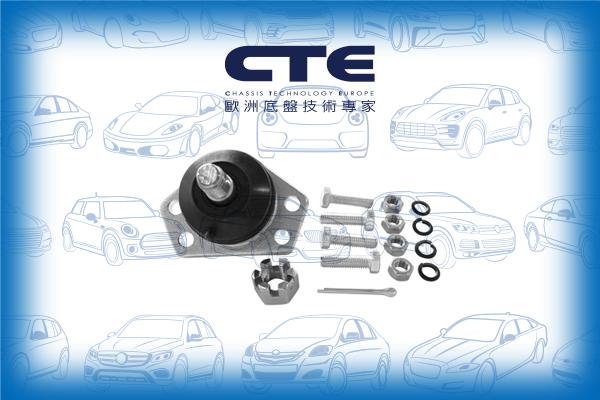 CTE CBJ02003A - Шаровая опора, несущий / направляющий шарнир autospares.lv