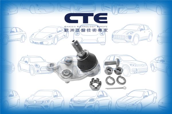 CTE CBJ02014A - Шаровая опора, несущий / направляющий шарнир autospares.lv