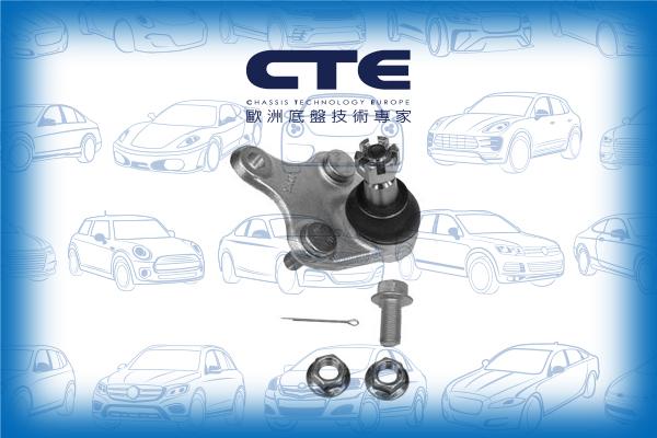 CTE CBJ02016A - Шаровая опора, несущий / направляющий шарнир autospares.lv