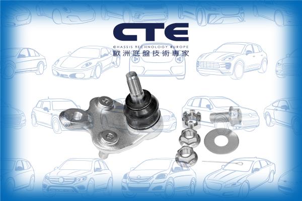 CTE CBJ02021A - Шаровая опора, несущий / направляющий шарнир autospares.lv