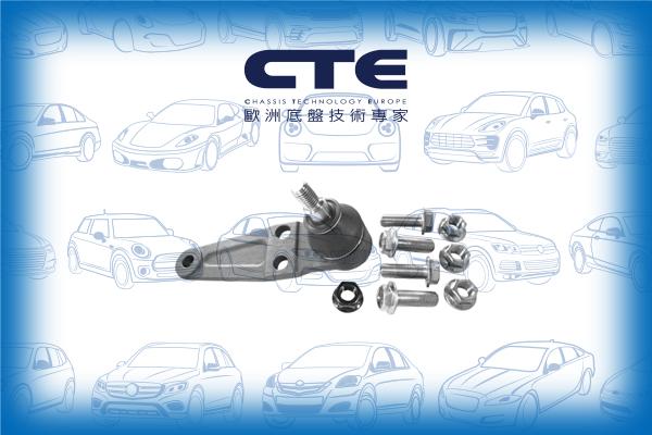 CTE CBJ17001A - Шаровая опора, несущий / направляющий шарнир autospares.lv