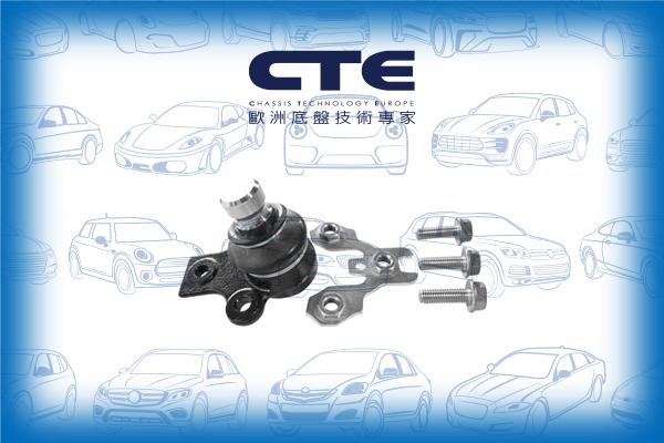 CTE CBJ20002A - Шаровая опора, несущий / направляющий шарнир autospares.lv