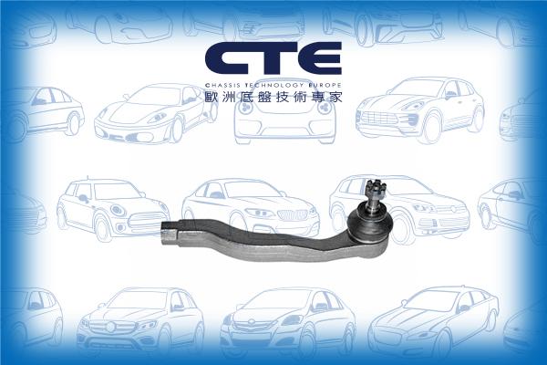 CTE CTE01003R - Наконечник рулевой тяги, шарнир autospares.lv