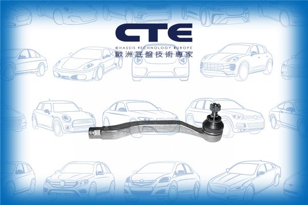 CTE CTE01002R - Наконечник рулевой тяги, шарнир autospares.lv