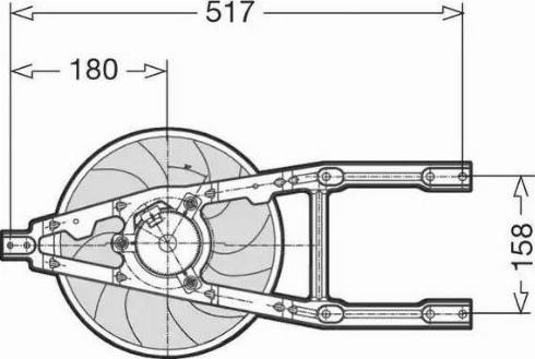 CTR 1209538 - Вентилятор, охлаждение двигателя autospares.lv