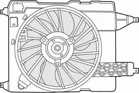 CTR 1209646 - Вентилятор, охлаждение двигателя autospares.lv