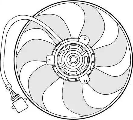 CTR 1209653 - Вентилятор, охлаждение двигателя autospares.lv