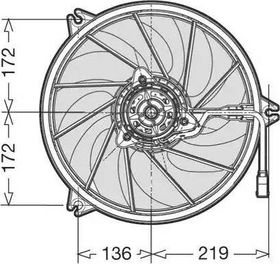 CTR 1209635 - Вентилятор, охлаждение двигателя autospares.lv