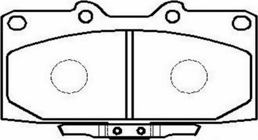 CTR CKSU-6 - Тормозные колодки, дисковые, комплект autospares.lv