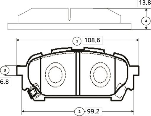 CTR GK0992 - Тормозные колодки, дисковые, комплект autospares.lv