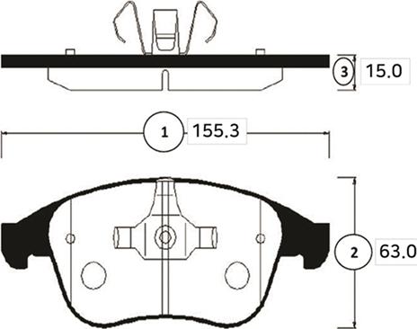 CTR GK0987 - Тормозные колодки, дисковые, комплект autospares.lv