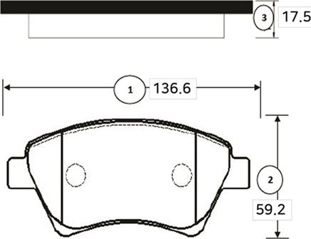 CTR GK0935 - Тормозные колодки, дисковые, комплект autospares.lv