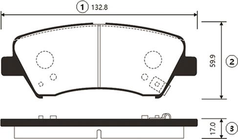 CTR GK0498 - Тормозные колодки, дисковые, комплект autospares.lv