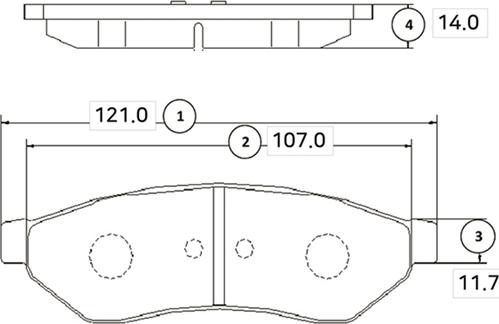 CTR GK0446 - Тормозные колодки, дисковые, комплект autospares.lv