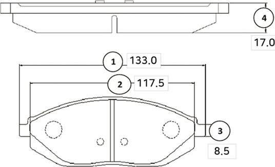 CTR GK0451 - Тормозные колодки, дисковые, комплект autospares.lv