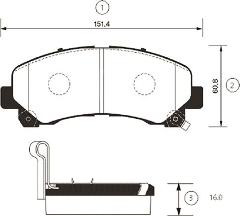 CTR GK0405 - Тормозные колодки, дисковые, комплект autospares.lv