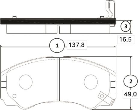 CTR GK0403 - Тормозные колодки, дисковые, комплект autospares.lv