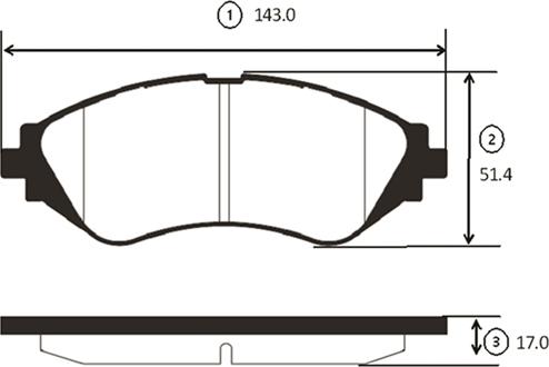 CTR GK0433 - Тормозные колодки, дисковые, комплект autospares.lv