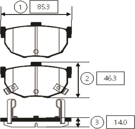 CTR GK0475 - Тормозные колодки, дисковые, комплект autospares.lv