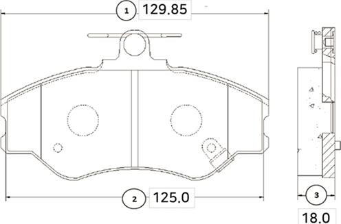 CTR GK0473 - Тормозные колодки, дисковые, комплект autospares.lv