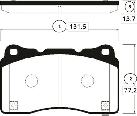 CTR GK0503 - Тормозные колодки, дисковые, комплект autospares.lv