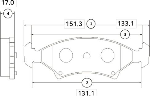 CTR GK0510 - Тормозные колодки, дисковые, комплект autospares.lv