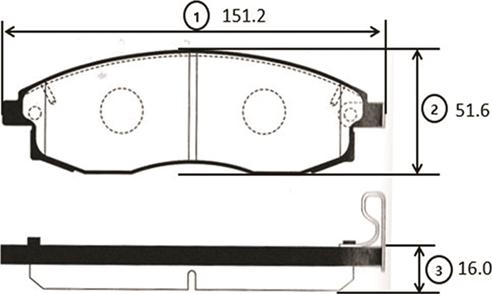 CTR GK0583 - Тормозные колодки, дисковые, комплект autospares.lv