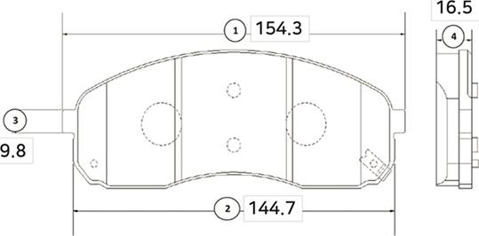 CTR GK0539 - Тормозные колодки, дисковые, комплект autospares.lv