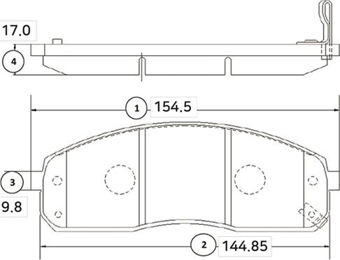 CTR GK0530 - Тормозные колодки, дисковые, комплект autospares.lv