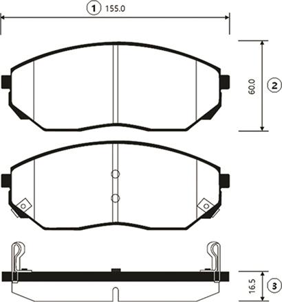 CTR GK0524 - Тормозные колодки, дисковые, комплект autospares.lv