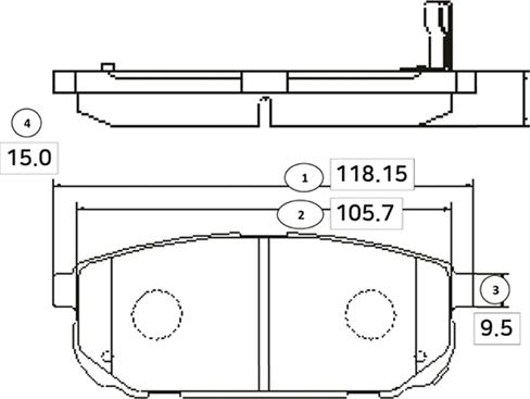 CTR GK0525 - Тормозные колодки, дисковые, комплект autospares.lv