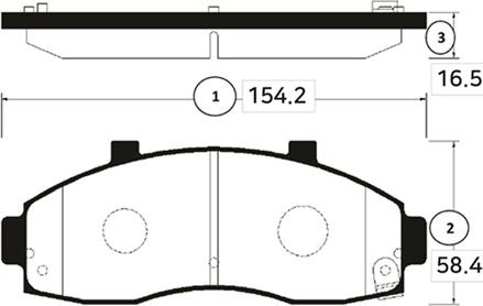 CTR GK0520 - Тормозные колодки, дисковые, комплект autospares.lv