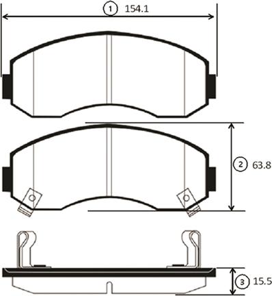 CTR GK0521 - Тормозные колодки, дисковые, комплект autospares.lv