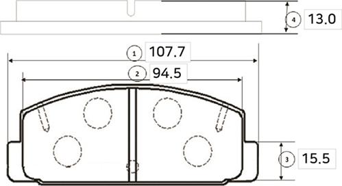 CTR GK0695 - Тормозные колодки, дисковые, комплект autospares.lv