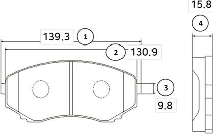 CTR GK0656 - Тормозные колодки, дисковые, комплект autospares.lv