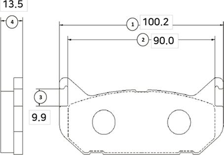 CTR GK0652 - Тормозные колодки, дисковые, комплект autospares.lv