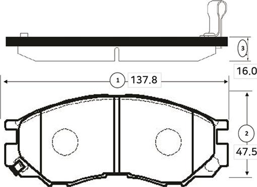 CTR GK0620 - Тормозные колодки, дисковые, комплект autospares.lv