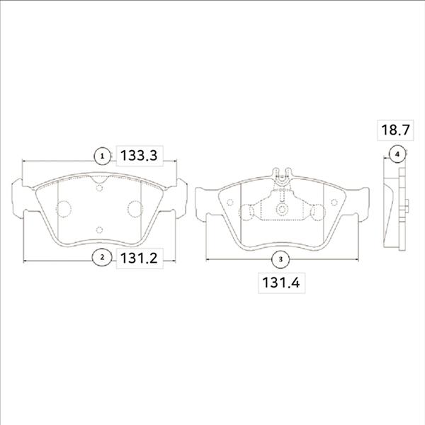 CTR GK0041 - Тормозные колодки, дисковые, комплект autospares.lv