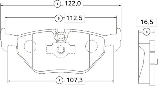 CTR GK0005 - Тормозные колодки, дисковые, комплект autospares.lv