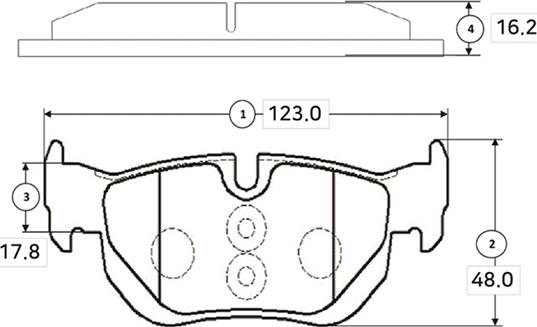 CTR GK0024 - Тормозные колодки, дисковые, комплект autospares.lv