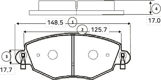 CTR GK0186 - Тормозные колодки, дисковые, комплект autospares.lv