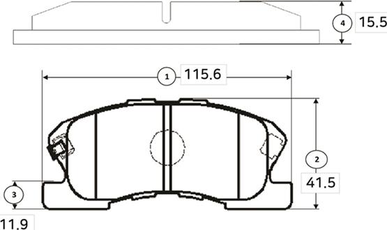 CTR GK0137 - Тормозные колодки, дисковые, комплект autospares.lv