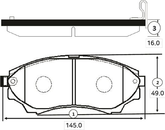 CTR GK0178 - Тормозные колодки, дисковые, комплект autospares.lv