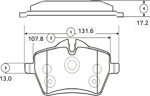 CTR GK0399 - Тормозные колодки, дисковые, комплект autospares.lv