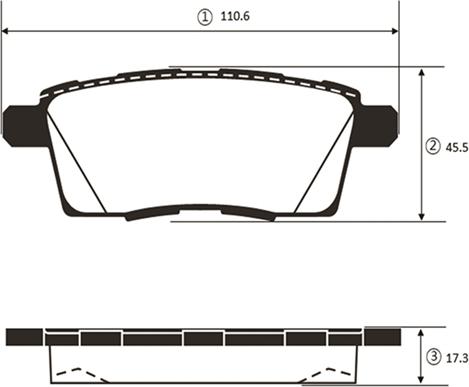 CTR GK0712 - Тормозные колодки, дисковые, комплект autospares.lv