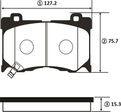 CTR GK0739 - Тормозные колодки, дисковые, комплект autospares.lv