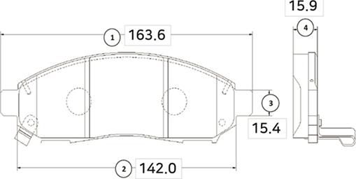 CTR GK0733 - Тормозные колодки, дисковые, комплект autospares.lv