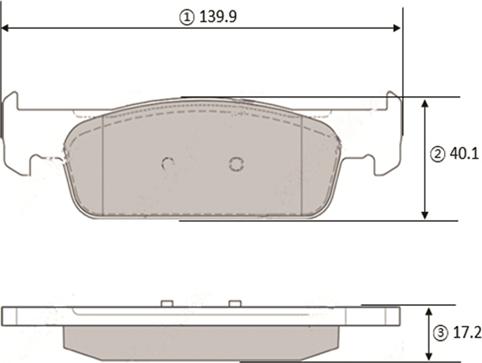 CTR GK1440 - Тормозные колодки, дисковые, комплект autospares.lv