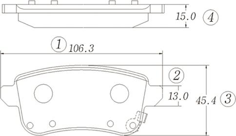 CTR GK1401 - Тормозные колодки, дисковые, комплект autospares.lv